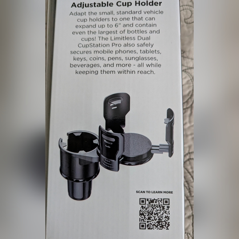 NWT Limitless Dual Cupstation Pro Cup Holder